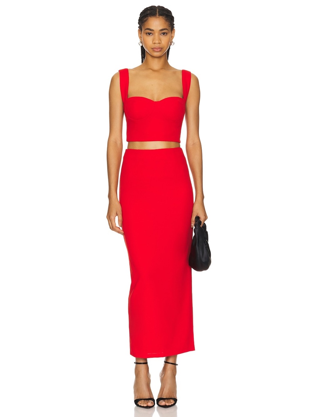 Superdown | Veneda Skirt Set in Red